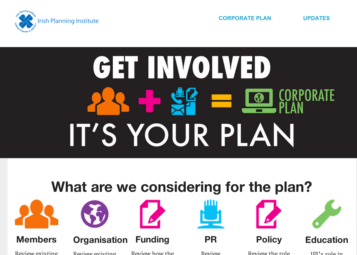 Irish Planning Institute Corporate Plan